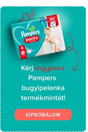Regisztrálj, és próbáld ki az új Pampers Pants bugyipelenkát!